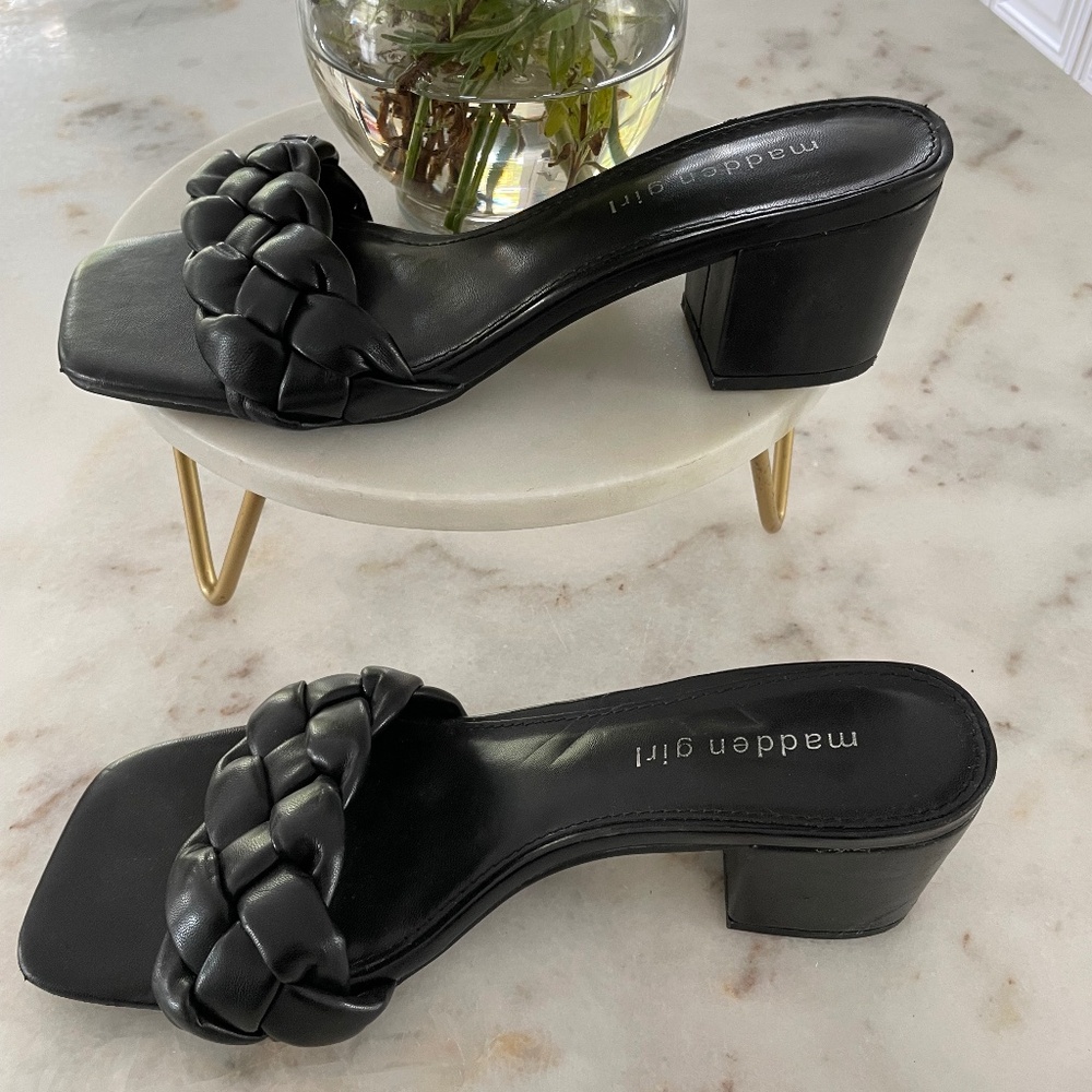 Steve Madden block heels wedge